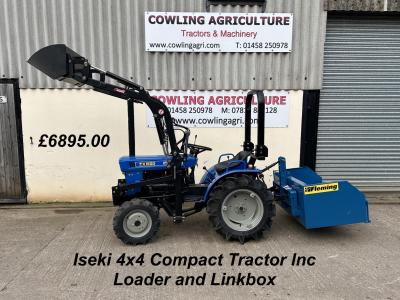 Iseki & Fleming Tx1550 Tractor Loader & Linkbox