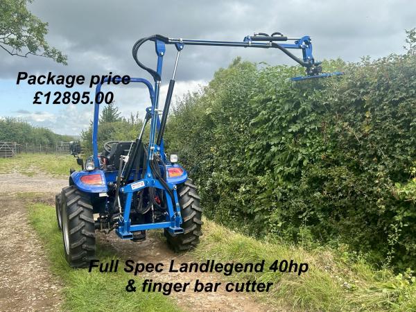 Landlegend 40 HP & Finger bar cutter