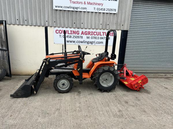 Kubota B1400 & Italian flail