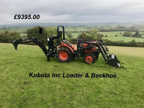 Kubota Tractor Loader & Backhoe